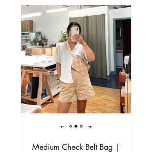 Natural Leather Crossbody Bag